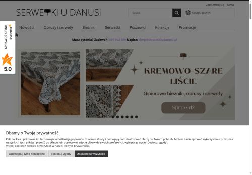 Serwetki u Danusi Adrianna Andrzejewska